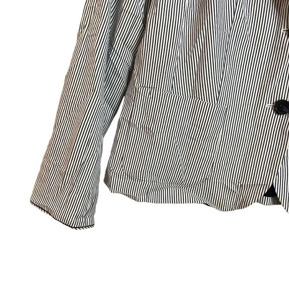 NWT! Talbots navy & white striped blazer.‎ Size 6P - Picture 10 of 10
